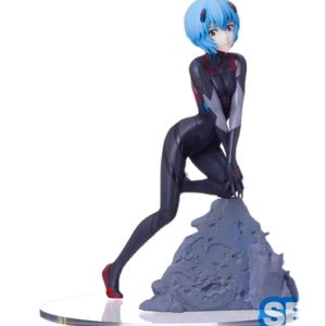 Rei Ayanami Figure Statue Eva Neon Genesis Figurine Model PVC Doll Toy 19cm